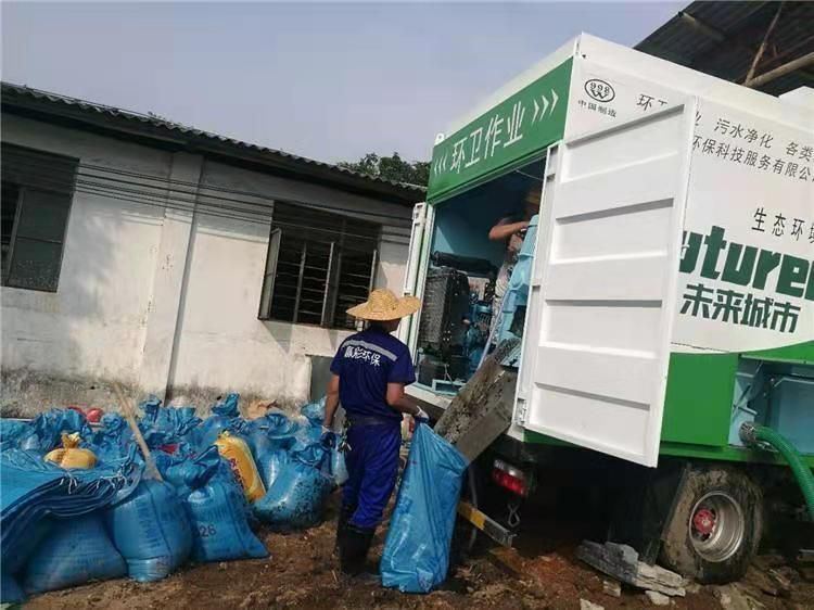 闵行工业污泥压干处理